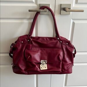 Leather handbag Max and Cleo